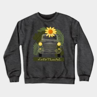 let's travel Crewneck Sweatshirt